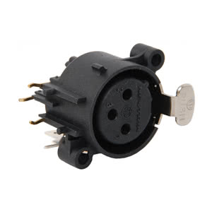 XLR female Buchsen für Leiterplattenmontage