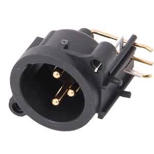 XLR male Buchsen für Leiterplattenmontage