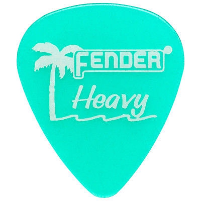 Fender California Clear heavy surf green Plektrum