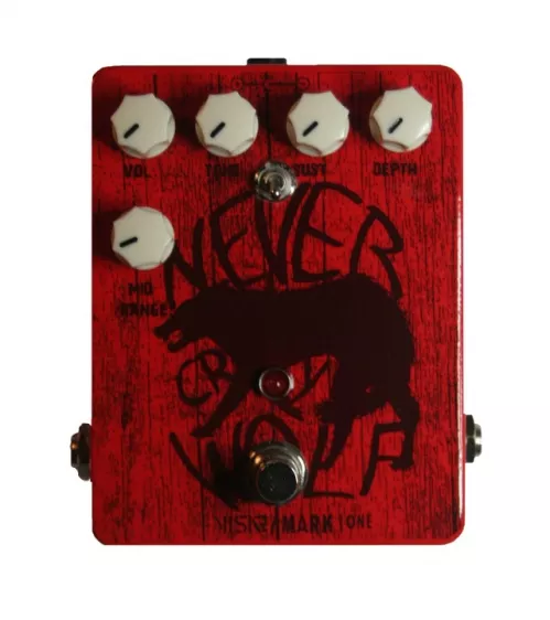 Visar Stompboxes Never Cry Wolf MK1 High Gain Fuzz Effekt Visar Stompboxes Never Cry Wolf MK1 High Gain Fuzz Effekt