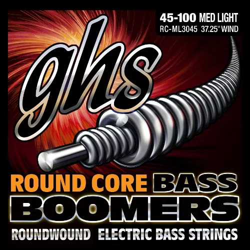 GHS Round Core Bass Boomers STR BAS 4ML 045-100 GHS Round Core Bass Boomers STR BAS 4ML 045-100
