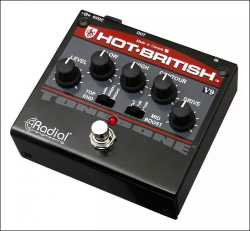 Radial Hot-British-V9 Tonebone Hot British V9 Tube Distortion Radial Hot-British-V9 Tonebone Hot British V9 Tube Distortion