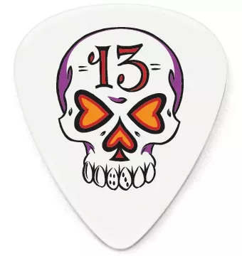 Dunlop Blackline Original Alan Forbes Picks, Skull 0.73 mm Dunlop Blackline Original Alan Forbes Picks, Skull 0.73 mm