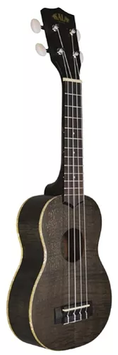 Kala Exotic Mahogany Ply Soprano Ukulele Black  Kala Exotic Mahogany Ply Soprano Ukulele Black