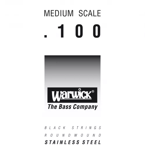 Warwick 39100 Black Label.100, Medium Scale, Bassgitarren-Saite Warwick 39100 Black Label.100, Medium Scale, Bassgitarren-Saite