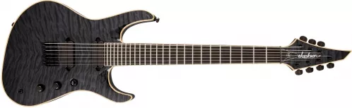Jackson Usa Signature Chris Broderick Soloist Ht7, Ebony Fingerboard, Transparent Black Jackson Usa Signature Chris Broderick Soloist Ht7, Ebony Fingerboard, Transparent Black