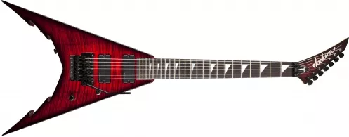 Jackson Usa Signature Corey Beaulieu King V Kv7, Ebony Fingerboard, Transparent Red Burst Jackson Usa Signature Corey Beaulieu King V Kv7, Ebony Fingerboard, Transparent Red Burst