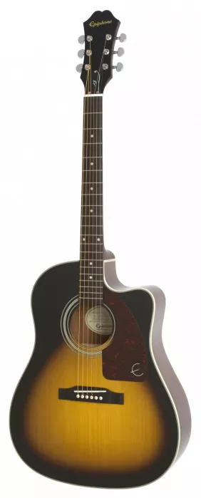 Epiphone J15 EC Deluxe Vintage Sunburst Westerngitarre (mit Tonabnehmer) + Koffer Epiphone J15 EC Deluxe Vintage Sunburst Westerngitarre (mit Tonabnehmer) + Koffer