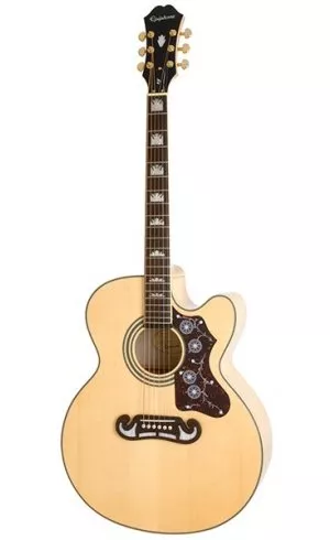Epiphone J-200EC Studio Solid Top Fishman Sonitone VN Vintage Natural Epiphone J-200EC Studio Solid Top Fishman Sonitone VN Vintage Natural