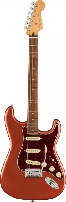 Fender Player Plus Stratocaster PF Aged Candy Apple Red E-Gitarre Fender Player Plus Stratocaster PF Aged Candy Apple Red E-Gitarre