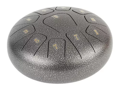 Hayman HTD1011 GY Steel Tongue Drum 10′′ Hayman HTD1011 GY Steel Tongue Drum 10′′