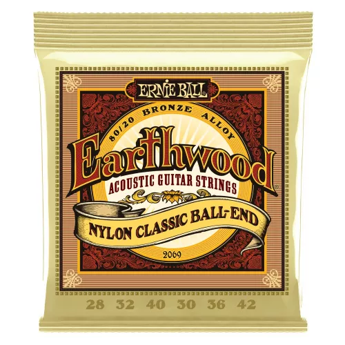 Ernie Ball 2069 Earthwood Nylon Classic Ernie Ball 2069 Earthwood Nylon Classic