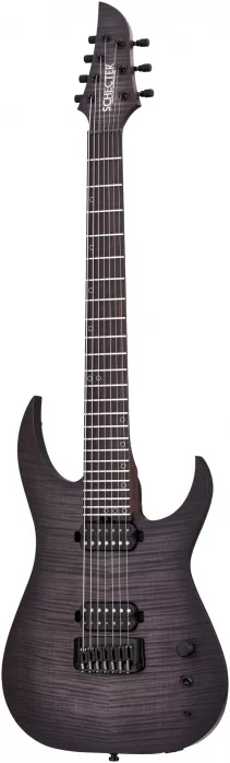 Schecter USA Custom Merrow KM-7 MKIII Pro Trans Black  electric guitar Schecter USA Custom Merrow KM-7 MKIII Pro Trans Black  electric guitar