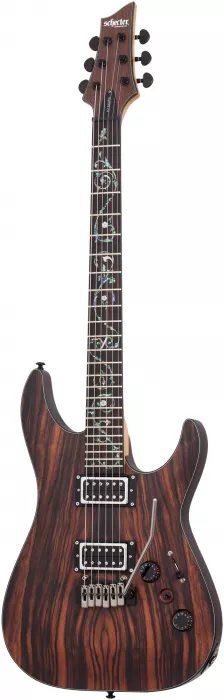 Schecter C-1 Exotic Ebony Natural Satin electric guitar Schecter C-1 Exotic Ebony Natural Satin electric guitar