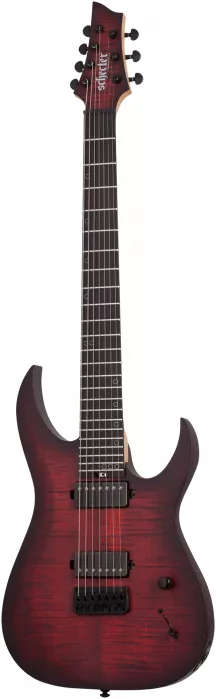 Schecter Sunset-7 Extreme,Scarlet Burst electric guitar Schecter Sunset-7 Extreme,Scarlet Burst electric guitar