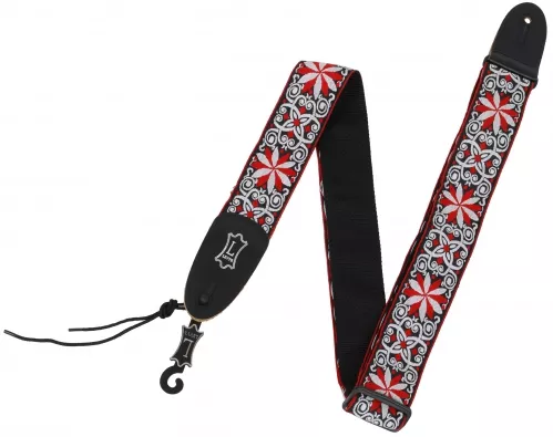 Levy′s Hootenanny Red Jacquard Gitarrengurt Levy′s Hootenanny Red Jacquard Gitarrengurt