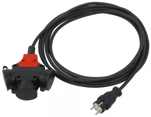 PCE extension cord, 5m 3 x 1,5mm2 PCE extension cord, 5m 3 x 1,5mm2