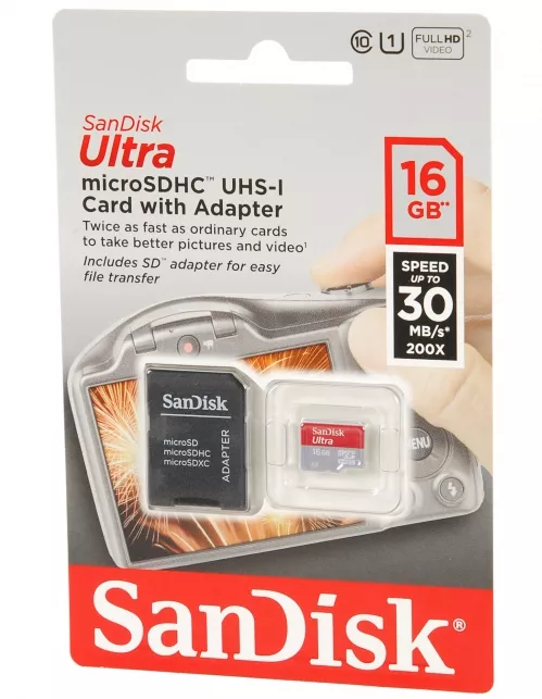 SanDisk micro SDHC 16GB SanDisk micro SDHC 16GB
