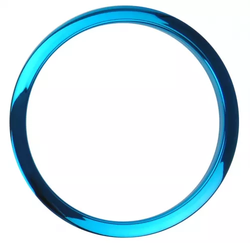 Drum O #8242;s HCB6 Chrome Blue 6 #8243; Lochverstärkungsring für Bassdrum-Resonanzfelle Drum O #8242;s HCB6 Chrome Blue 6 #8243; Lochverstärkungsring für Bassdrum-Resonanzfelle