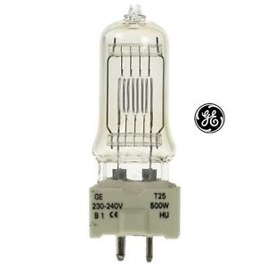 GE T25 230V/500W Halogenlampe