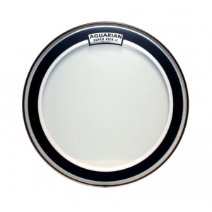 Aquarian 16 #8243; SK II BK 2/ply w/TH ring Schlagzeugfell