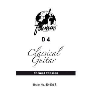 Framus Classic - Konzertgitarren-Saite, D 4, .030, wound, Normal Tension