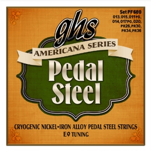 GHS Americana Series - Pedal Steel Guitar String Set, 10-Strings, C6 Tuning, .012-.036