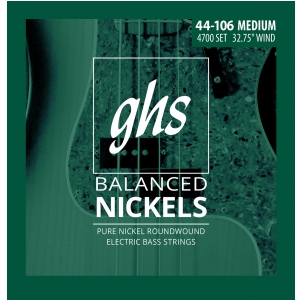 GHS Balanced Nickels .044-.106, Short Scale