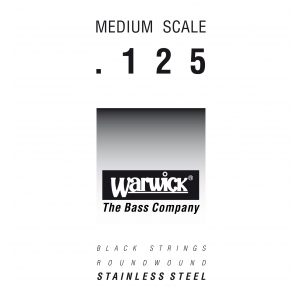 Warwick 39125 Black Label.125, Medium Scale, Bassgitarren-Saite