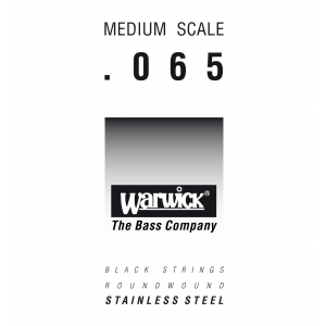 Warwick 39065 Black Label.065, Medium Scale, Bassgitarren-Saite