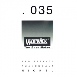 Warwick 46035 RED.035, Nickel-Plated Steel, Bassgitarren-Saite