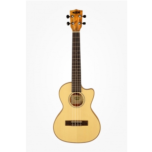 KALA Spalted Maple Travel Tenor Ukulele