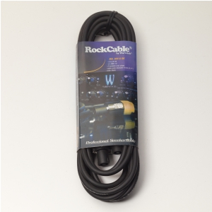 RockCable Lautsprecher-Kabel - lockable coaxial plug, 2-pin, 6 m / 19.7 ft.