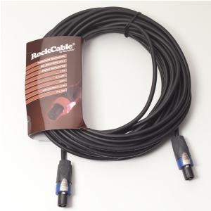 RockCable Lautsprecher-Kabel - SpeakON plugs, 2 Pole, 15 m / 49.2 ft.