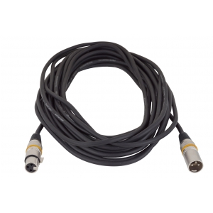 RockCable Mikrofon-Kabel - XLR (male) / XLR (female), color coded - 9 m / 29.5 ft.