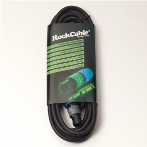 RockCable Lautsprecher-Kabel - SpeakON (2-pin) to TS Jack (6.3 mm) - 5 m / 16.4 ft.