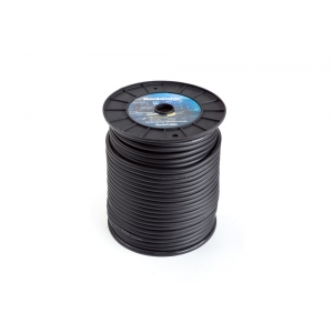 RockCable Lautsprecher-Kabel - Cable Roll, Coaxial, diameter 11 mm, black - 100 m / 328 ft.