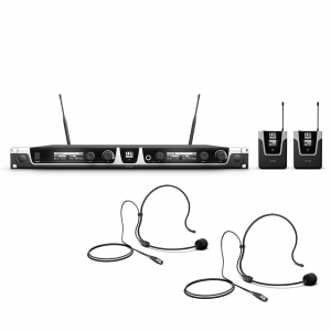 LD Systems U518 BPH 2 Dual - Funkmikrofon System mit 2 x Bodypack und 2 x Headset 