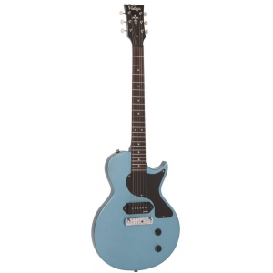 Vintage V120GHB Vintage Reissued E-Gitarre (Gun Hill Blue)