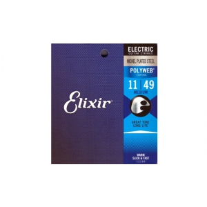 Elixir 12100 PW Saiten fr E-Gitarre 11-49