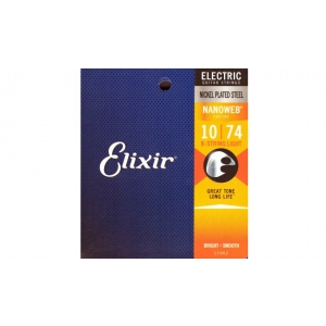 Elixir 12062 NW Saiten fr E-Gitarre 8-Saiter 10-74