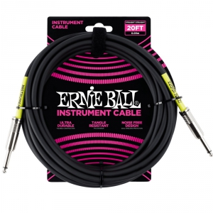 Ernie Ball 6046 Instrumentenkabel 6,9 m, Schwarz