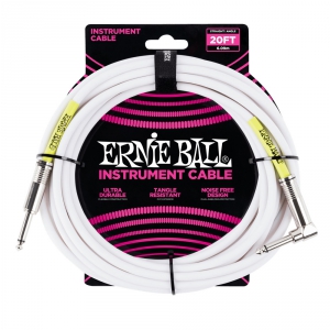 Ernie Ball 6047 Instrumentenkabel 6,9 m Wei
