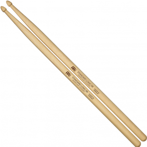 Meinl SB104 Long 5B Hickory Standard Long 5B Acorn Wood Tip Drumstick