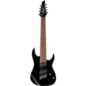 Ibanez RGMS8 BK Multi Scale Iron Label 8-saitige E-Gitarre