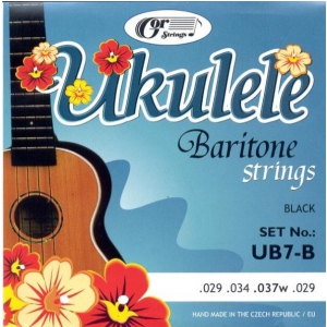 Gor Strings UB7-B Black - Saitensatz fr Bariton Ukulele