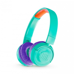 JBL JR300BT, bluetooth turkusowe suchawki nauszne dla dzieci