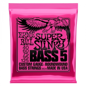 Ernie Ball 2824 NC 5′s Super Slinky Bass