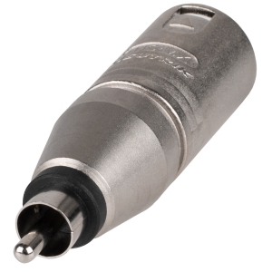 Neutrik NA2MPMM 3-poliger XLR Kabelstecker – Cinch (RCA) Stecker