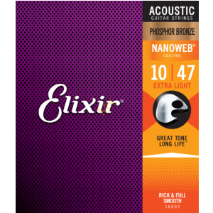 Elixir 16002 Phosphor Bronze Extra Light NW